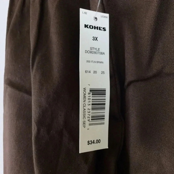 NWT Croft & Barrow Stretch Cotton Shorts Pedal Pushers - Picture 7 of 7